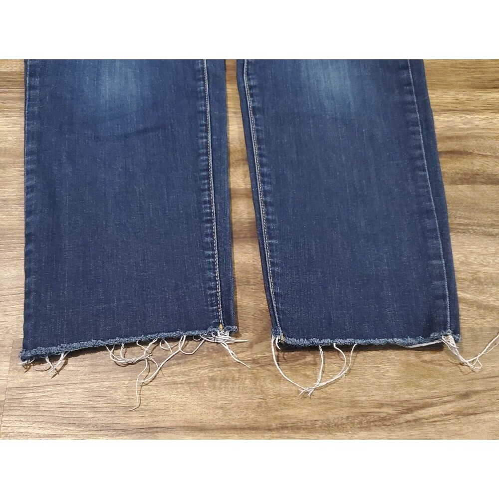 Seven 7 Women's Size 8 Raw Hem Jeans Blue - Picture 2 of 9